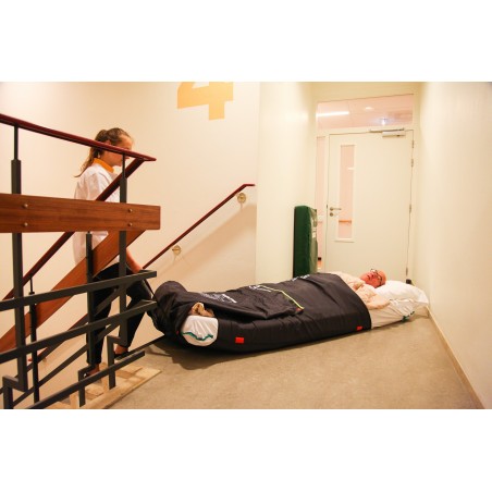 S-CapePod Evacuatiedoek naar trap