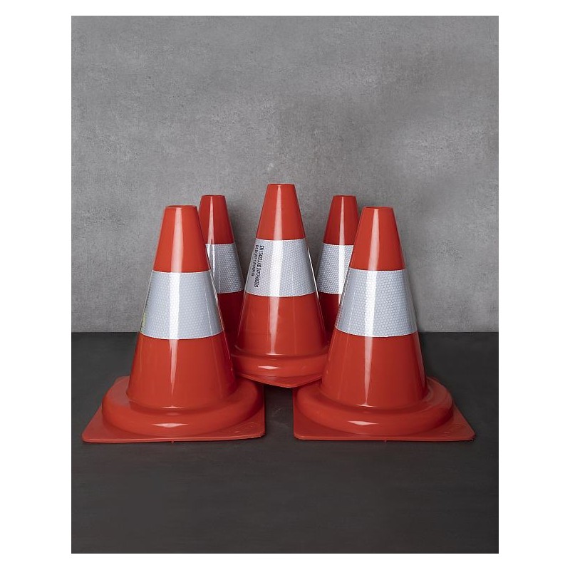 Set van 5 Verkeerskegel 30 cm