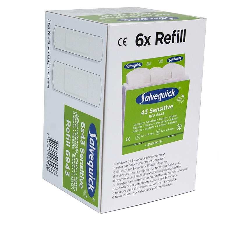 Salvequick Sensitive Navulling 6943 box