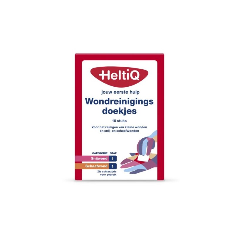 HeltiQ Wondreinigingsdoekjes - Prikt niet