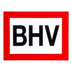 BHV Sticker 15x20 cm