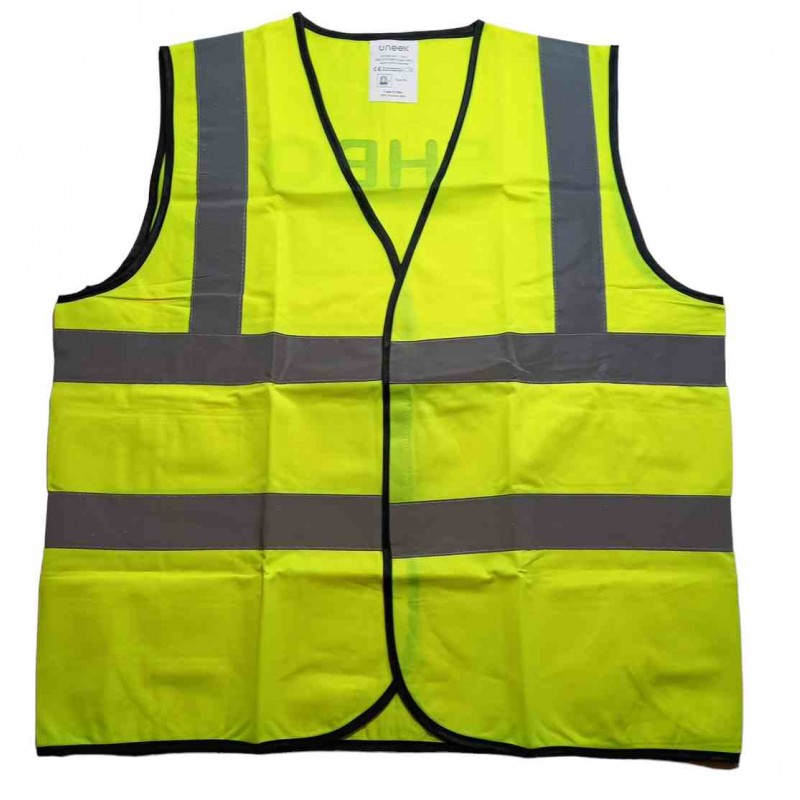 EHBO Hesje geel - RWS reflectie. Opvallend veilig hulp verlenen