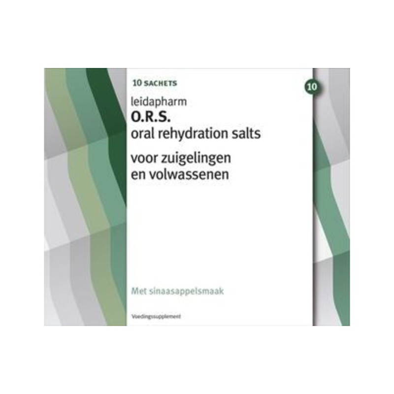 ORS tegen uitdroging. Met fruitsmaak