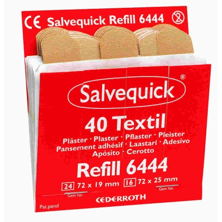 Navulling Salvequick textiel pleisters 6444