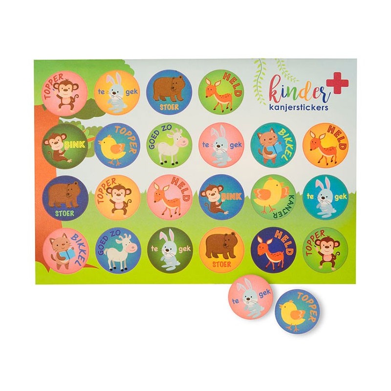 Kinder EHBO verbandtrommel Kanjerstickers