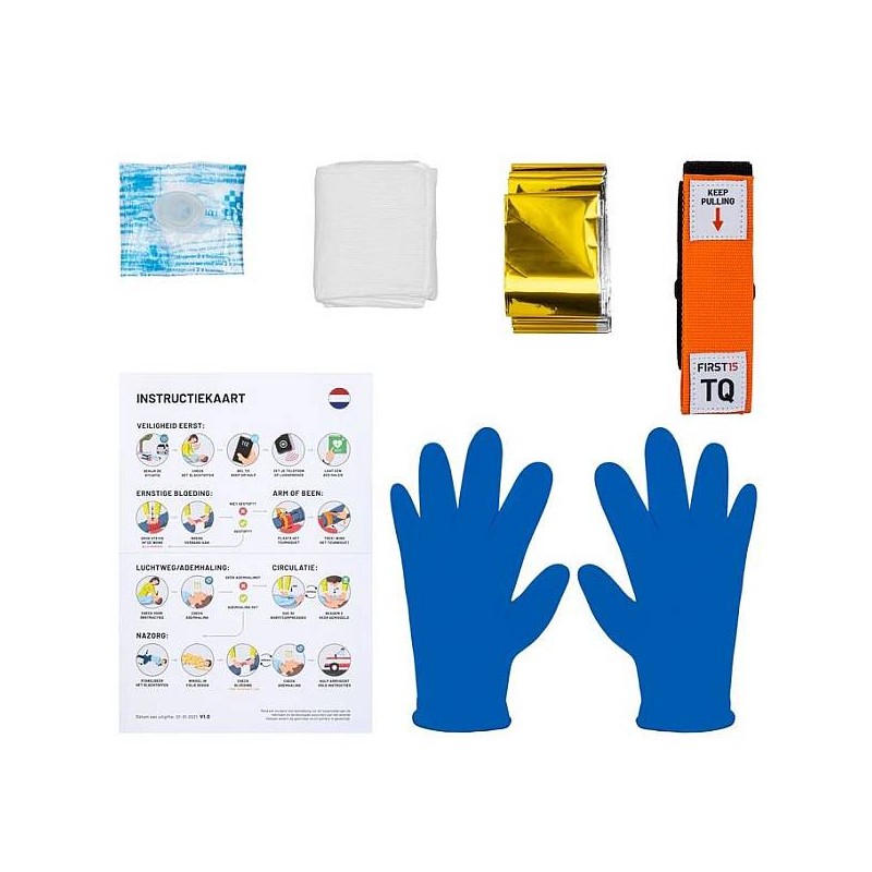 First15 EHBO Trauma set inhoud