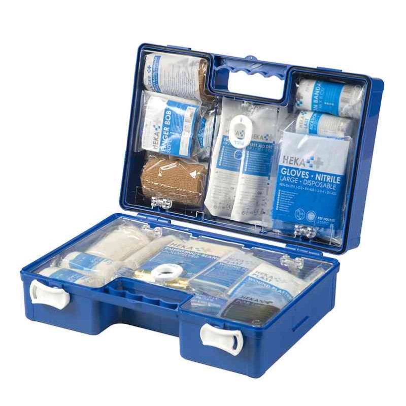 HACCP BHV verbanddoos met Oranje Kruis goedkeuring 2021 open