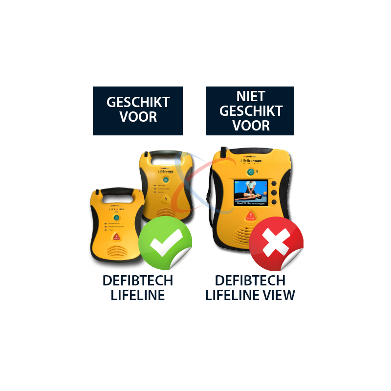 Defibtech aed tas. niet geschikt voor Lifeline View