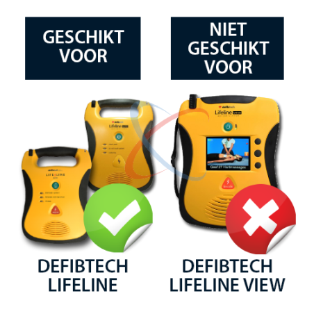 Defibtech aed tas. niet geschikt voor Lifeline View