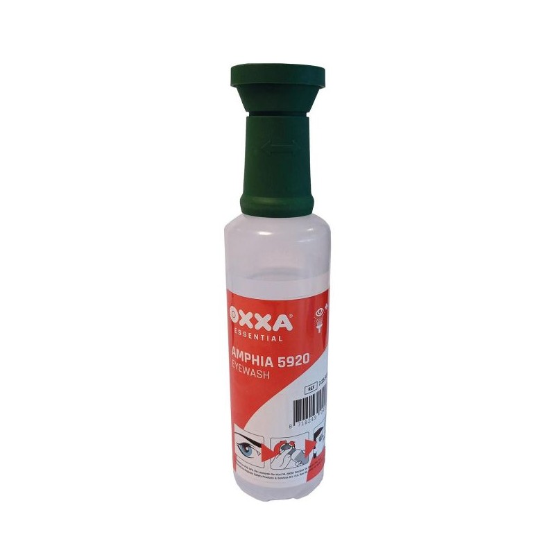 Oxxa Amphia oogspoelfles 500 ml, met oogbad.