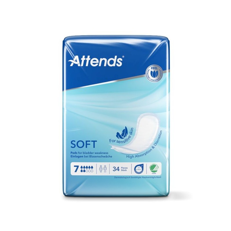 Attends Soft 7 voorkant pak van 34 stuks
