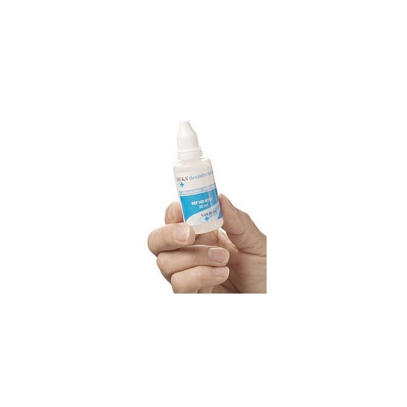Desinfectielotion 30ml.
Wondreiniging
