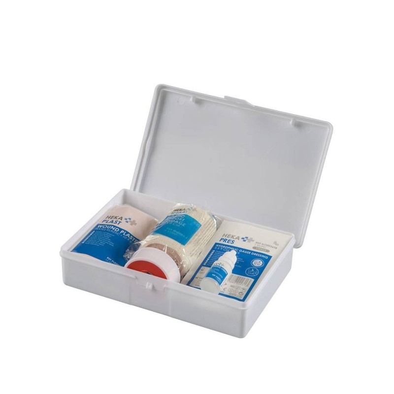 Inhoud EHBO Verbanddoos Compact – 19 essentiële hulpmiddelen voor eerste hulp