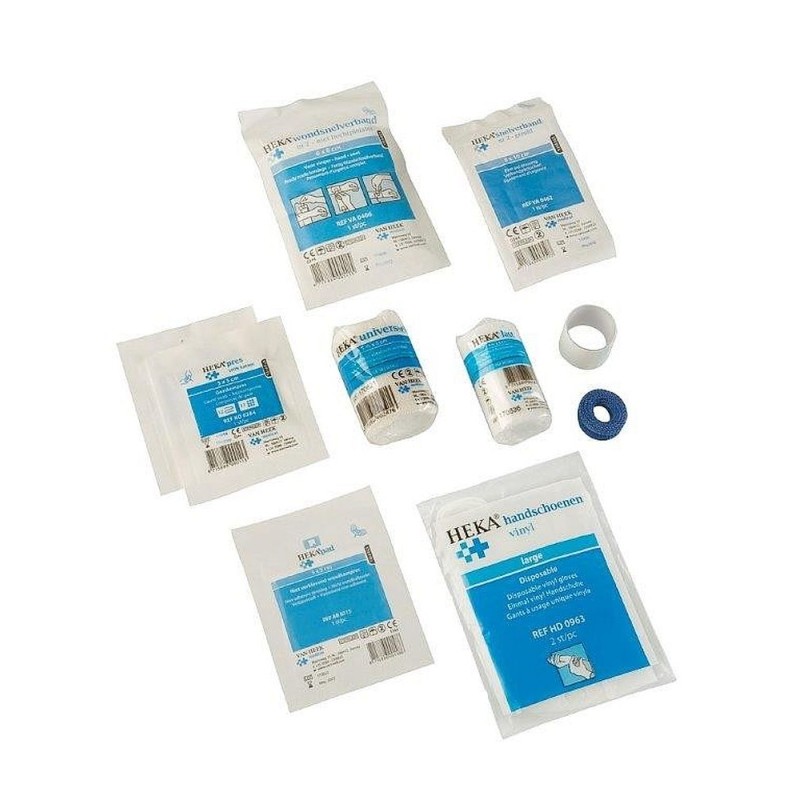 Verbandmiddelen voor controle verbanddoos