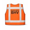 Oranje Ploegleider BHV veiligheidshesje – duidelijke achteropdruk voor snelle zichtbaarheid op de werkvloer.