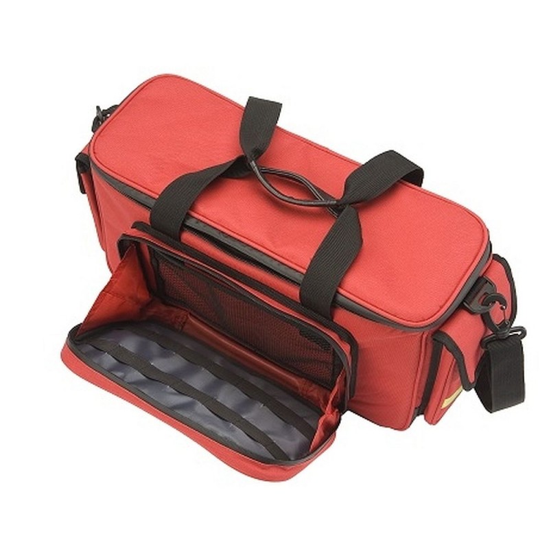 EHBO tas. Met zeer veel opbergvakken. Inclusief verbandmaterialen.