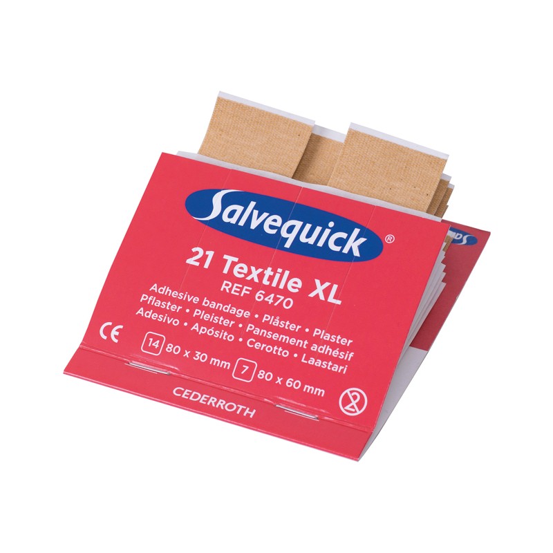 Navulling Salvequick textiel XL pleister 6470