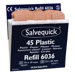 Navulling Salvequick plastic pleister 6036