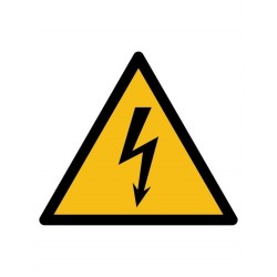 Pictogramsticker "Elektriciteit" en andere waarschuwingen: Fabex.nl