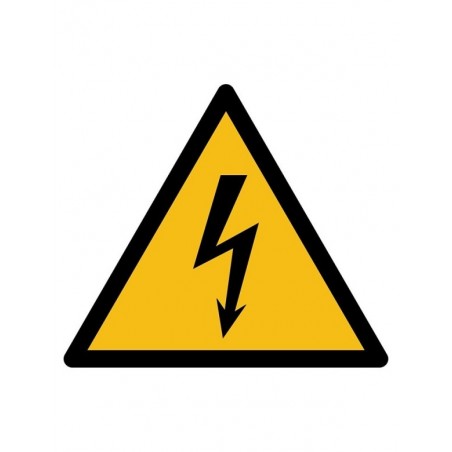 Pictogramsticker "Elektriciteit" en andere waarschuwingen: Fabex.nl