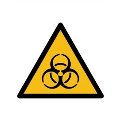 Pictogramsticker "Biologische stoffen"