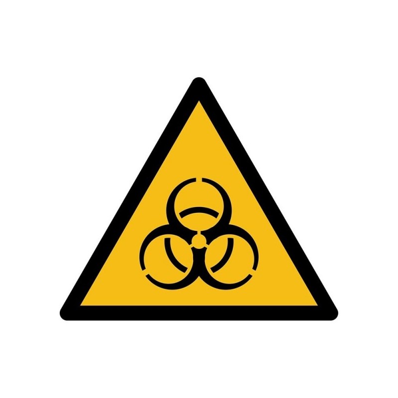 Pictogramsticker "Biologische stoffen"