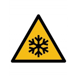 Pictogramsticker "Lage Temperatuur"