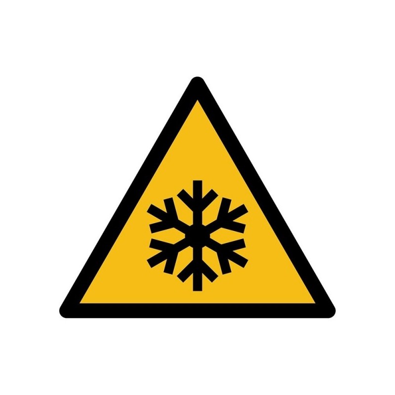 Pictogramsticker "Lage Temperatuur"