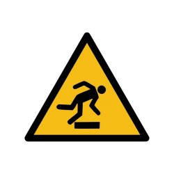 Pictogramsticker "Struikelgevaar"