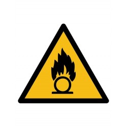 Pictogramsticker "Oxiderende Stoffen"