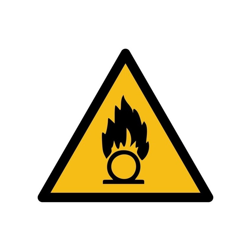 Pictogramsticker "Oxiderende Stoffen"