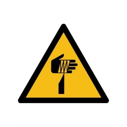 Pictogramsticker "Snijgevaar"