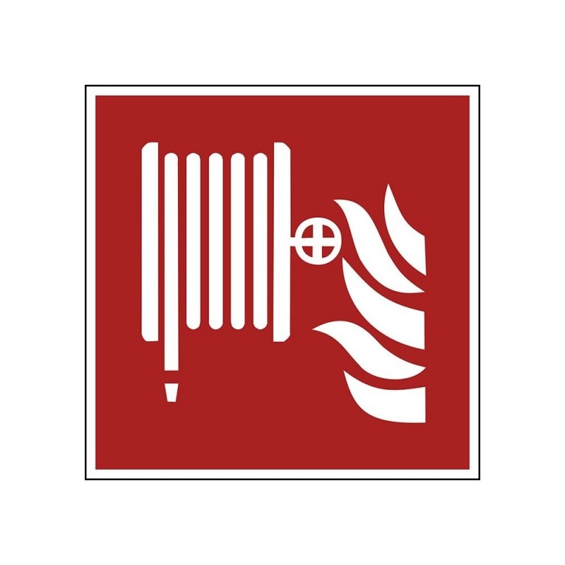 Pictogramsticker brandslanghaspel