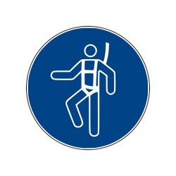 Pictogramsticker valbeveiliging gebruiken