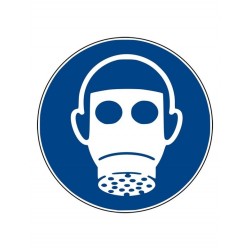 pictogramsticker adembescherming verplicht