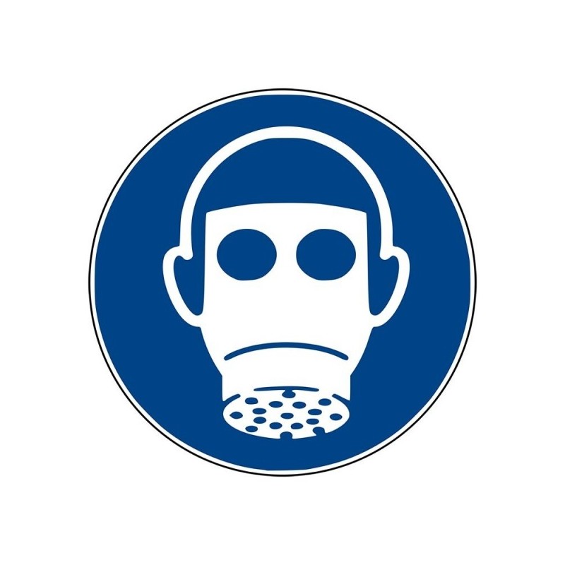 pictogramsticker adembescherming verplicht