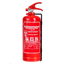 Poederblusser met 2 kg poeder. Voor in auto, boot of camper.