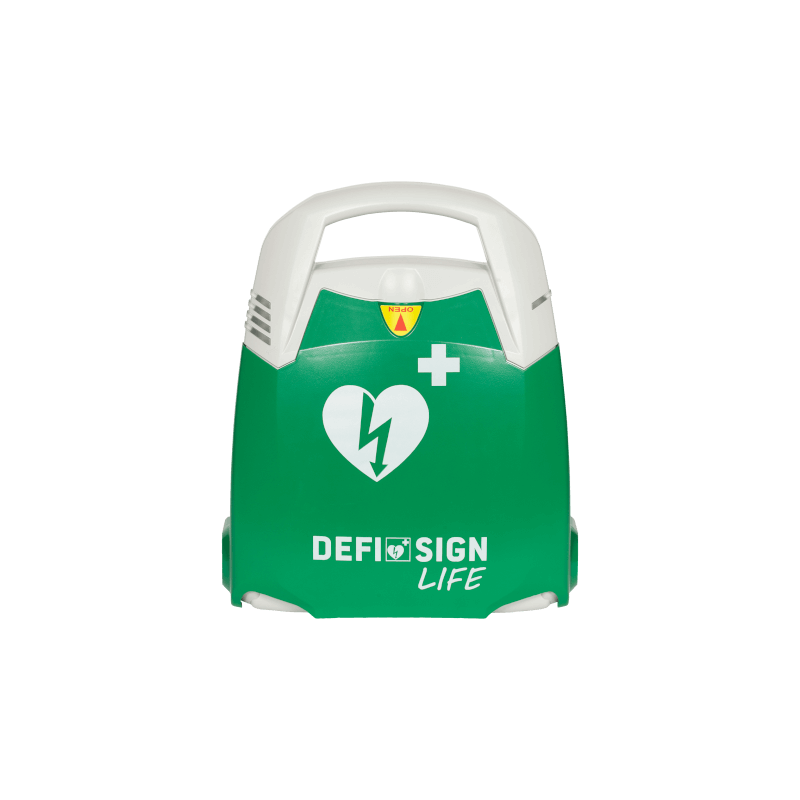 DefiSign Life AED Semi automaat. Gebruiksvriendelijk en meertalig.