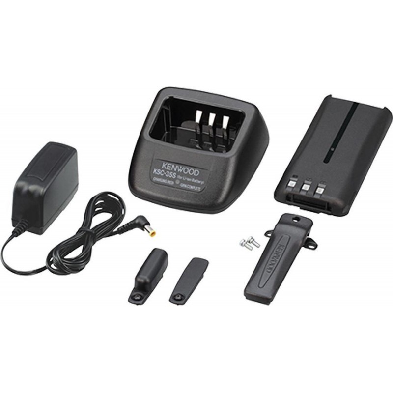 Kenwood 3701DE portofoon, licentievrij. Analoog én digitaal.