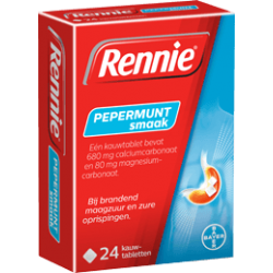 Rennie brandend maagzuur tablet pepermunt