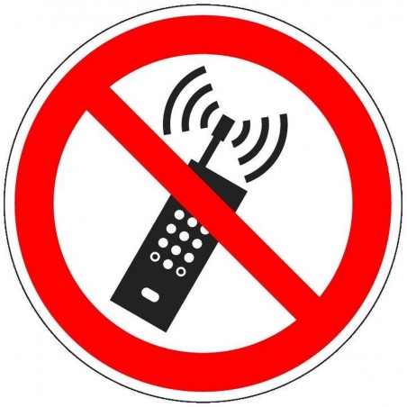 Pictogramsticker GSM verboden