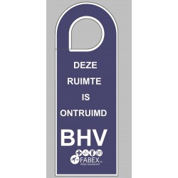 Deurhanger voor BHV ontruiming, versnelt een ontruiming.
