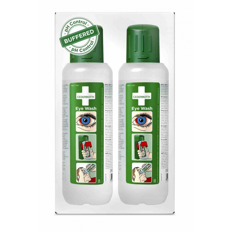 Voordeelpack Cederroth Oogspoelfles 2 x 500 ml.