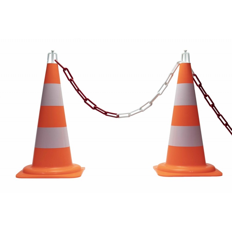 5 pylonnen met ketting - Complete set