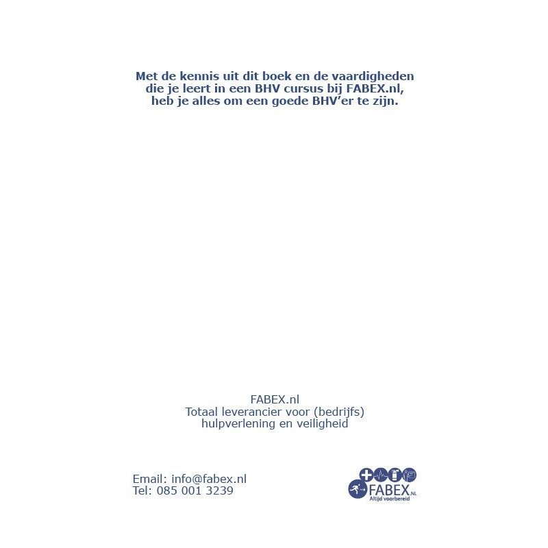 Cursusboek BHV basis back